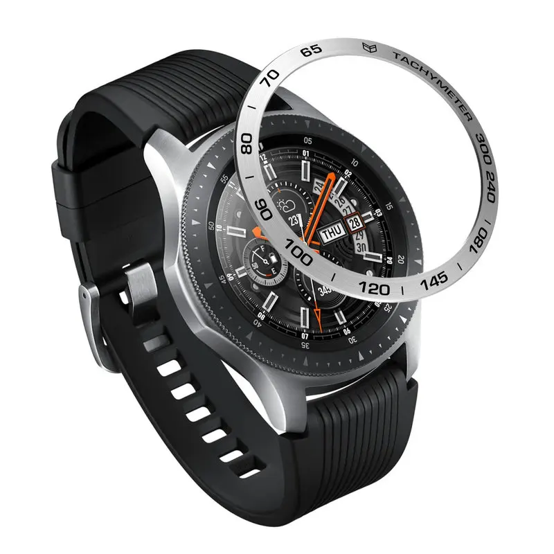 Смарт-часы 46/42 мм чехол для Galaxy часы/для Galaxy Шестерни S3 S2 Frontier& классические часы металлической рамкой для макрообъектива весы Сталь