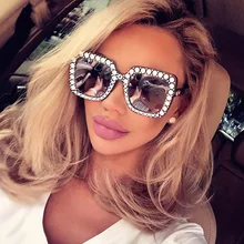 Женские солнцезащитные очки с бриллиантами, квадратные, для женщин, розовые, красные, CCSPACE, брендовые, дизайнерские, модные, женские, оттенки, для девушек, 45271