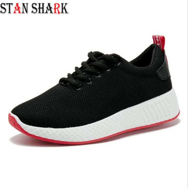 

2019 New Women Casual Air Mesh Female Shoes Woman Basket Femme Spring Designer Wedges White Platform Sneakers Basket Femme