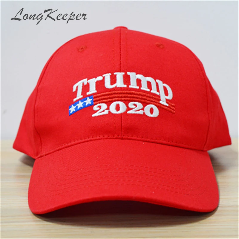 

LongKeeper Trump 2020 Donald Hat for Men Embroidery Black Red Pink Baseball Caps Unisex Adjustable US Republican Trump Hat