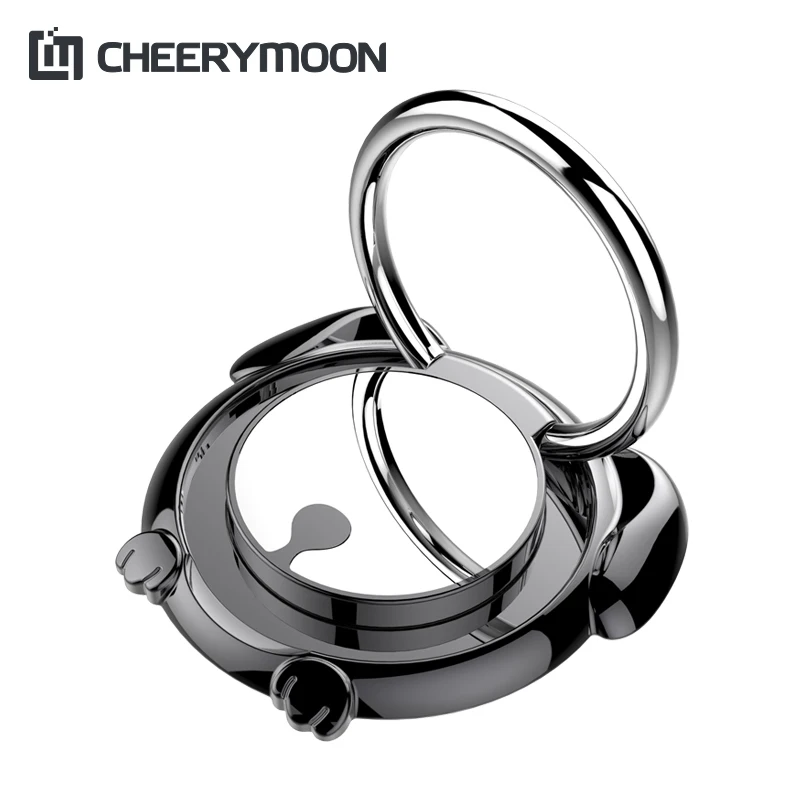 

CHEERYMOON Happy Dog Series Universal Mobile Phone IRE Metal Finger Grip For iPhone Ring Xiaomi Stand Bracket AE Saver SHIP