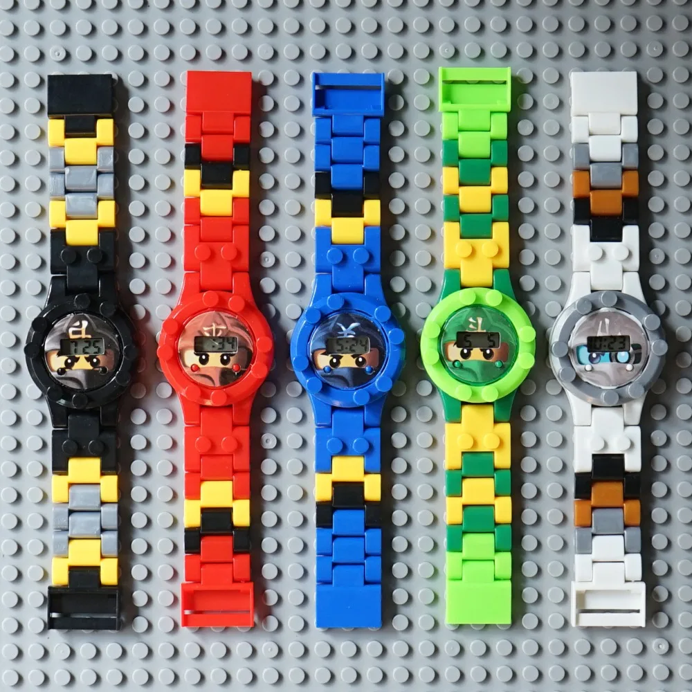 

Ninjagoed Watch Building blocks Super Hero Marveling Avengers Figures Bricks Toys Compatible with legoe Block Watch