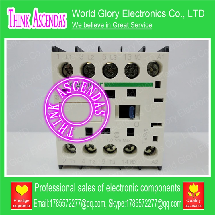 

LP1K Series Contactor LP1K1601 LP1K1601ND 60V DC / LP1K1601FD 110V DC / LP1K1601GD 125V DC
