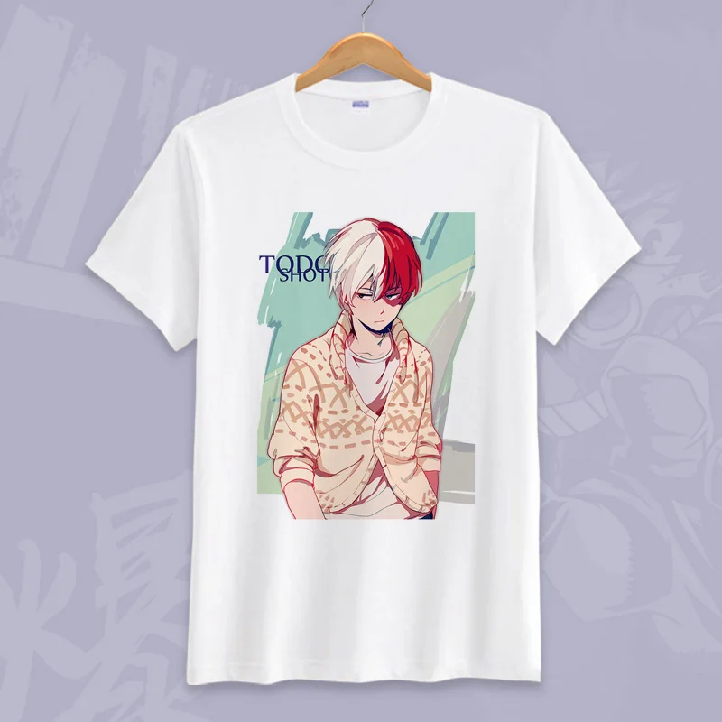 Coshome Boku No Hero Academia T-Shirt Short Sleeve Tee Shirt  My Hero Academia Izuku Midoriya Printed Summer Costume (4)