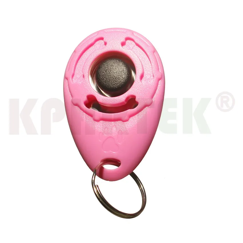 50 PCS Pet Dogs Training Clicker Crisp And Easy To Carry Strap Design