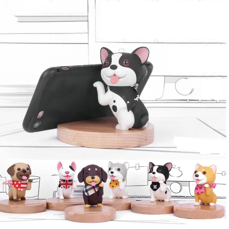 

Puppy Dog Phone Holder Stand Desktop For iPad Mobile Phone Tablet Holder Shelf Cute Cartoon Animal Holder Birthday Gift