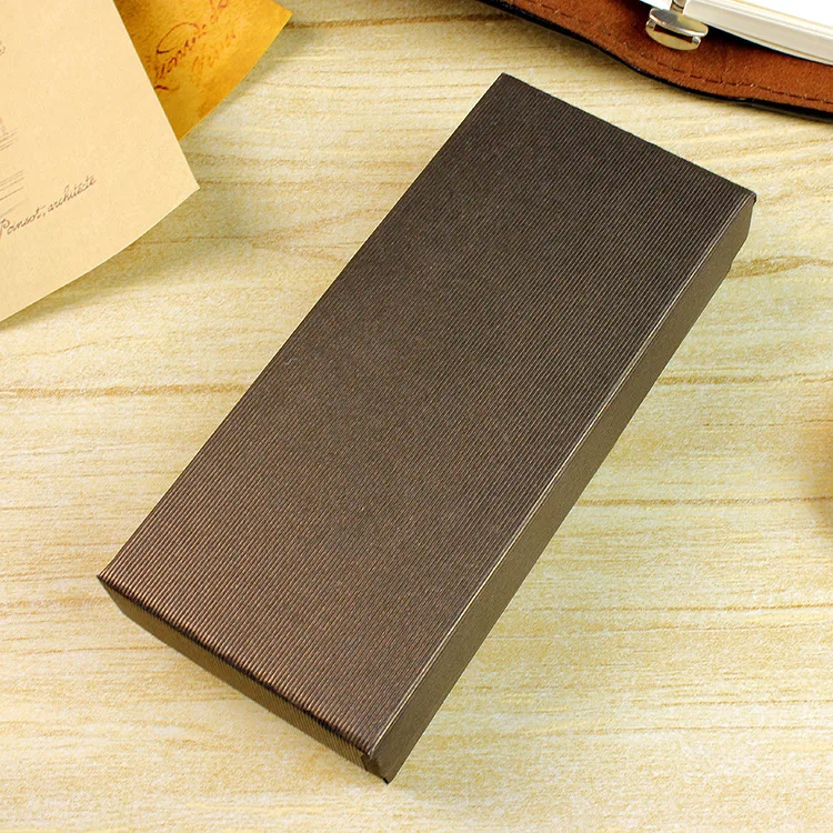 New simple design watch packaging carton gift box jewelry accessories box folding black Original design patent packaging