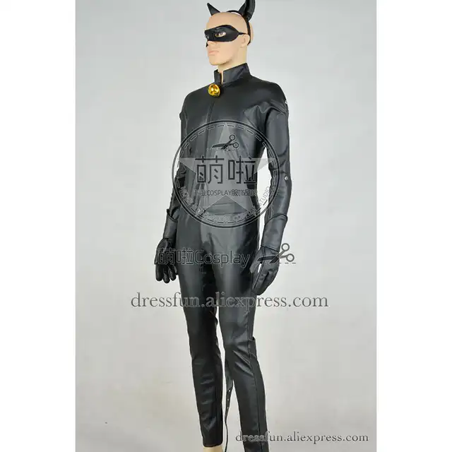 Us 13599 Miraculous Tales Of Ladybug And Cat Noir Cosplay Adrien Agreste Costume Jumpsuit Black Uniform Outfits Halloween Fast Shipping In Anime