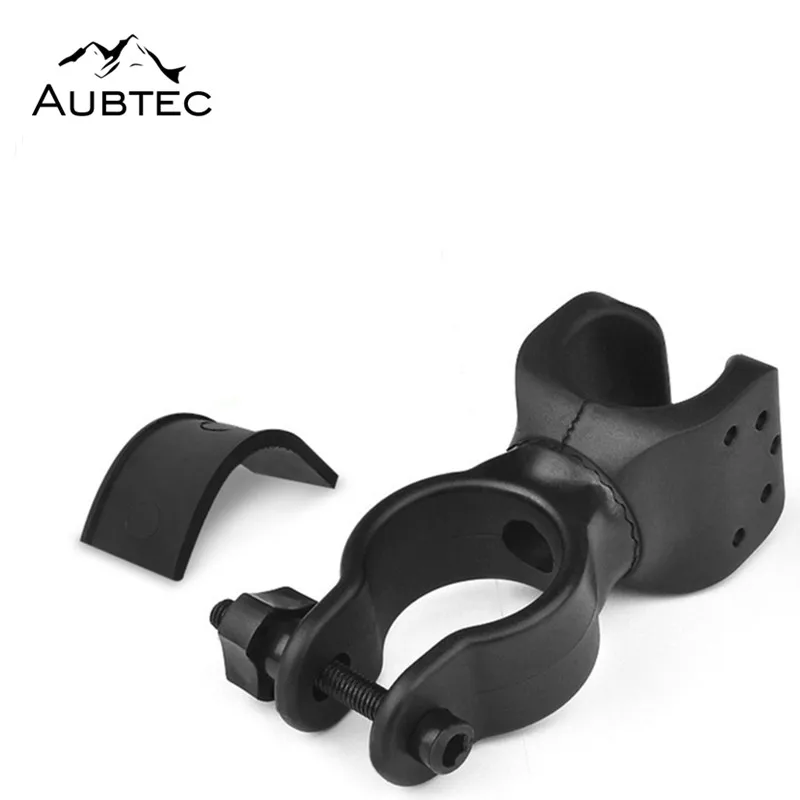 Excellent Torch Clip Mount Bicycle Front Light Bracket Flashlight Holder 360 Rotation Bike Light Bike Accessories Bike LED Flashlight 6