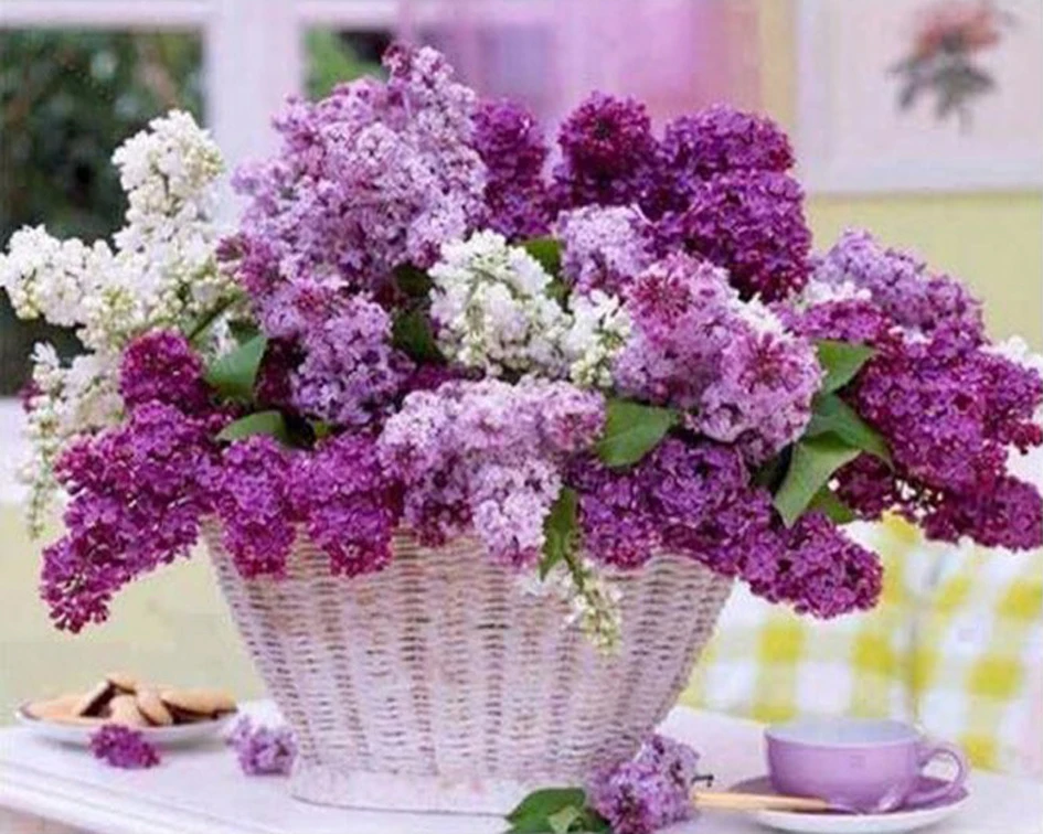 

2018 HOT DIY Diamond Painting Flowers Rhinestone Diamond Embroidery Painting Rhinestones Home Decor Full ROUND Diamond Mosaic