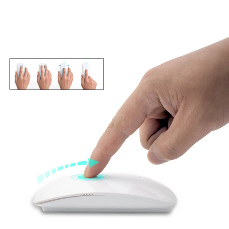 Magic Touch mouse 2,4 GHz 1200 dpi Беспроводная оптическая мышь для ноутбука Windows Mac