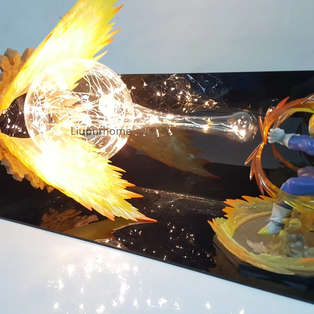 Dragon Ball Z Vegeta Final Flash Led Night Lights Desk Lamp Dragon Ball Super Vegeta Led Lighting Lampara Dragon Ball