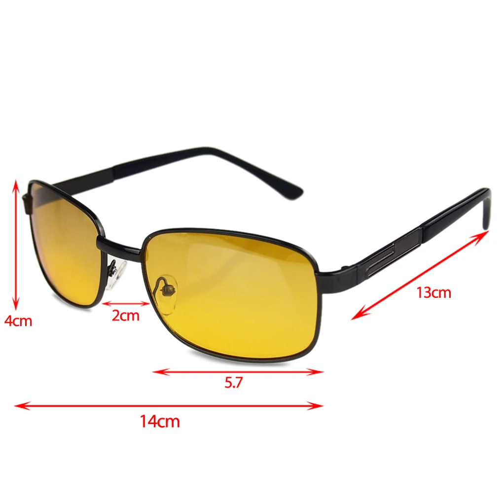 ray ban sunglasses women Classic Night Vision Driving matal Sunglasses Eye-glasses yellow lens designer sunglasses