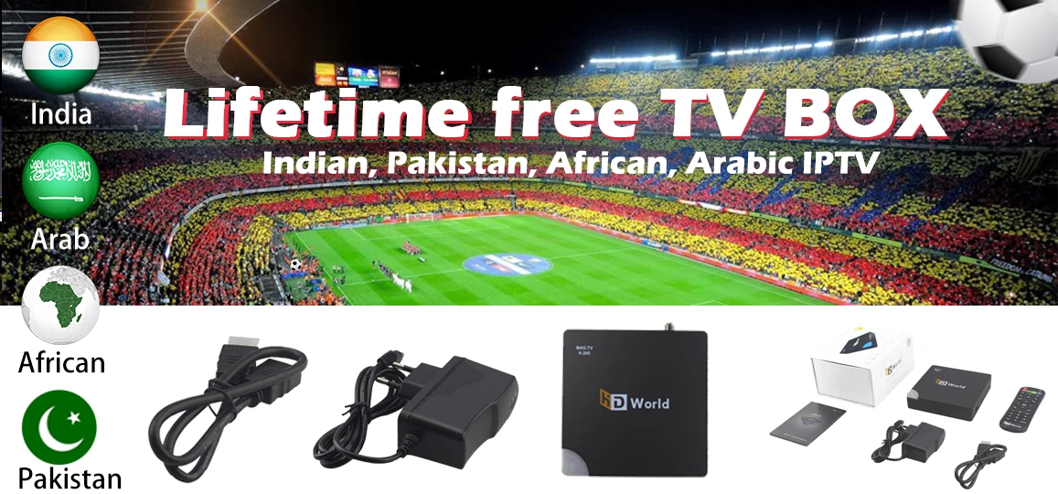 HD Слово жизни Бесплатные IPTV BOX включают индийский Пакистан Африканский арабский Live сериалы IPTV каналы Linux Смарт приемник коробка
