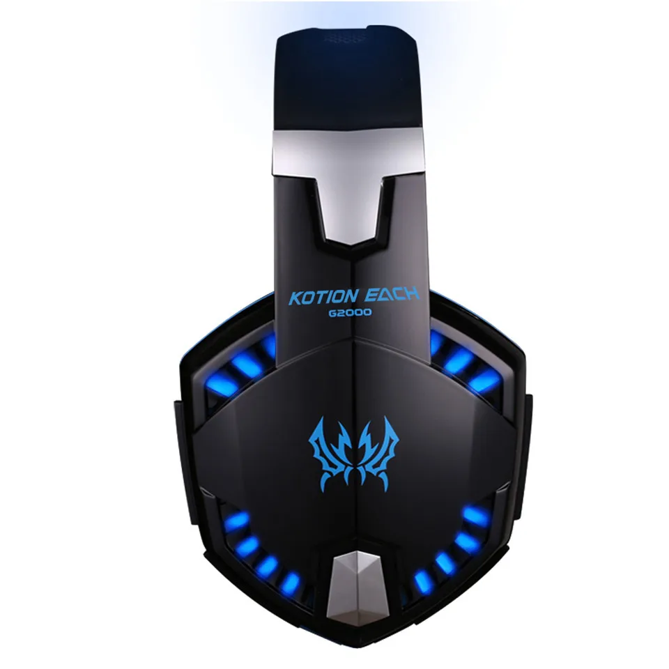 KOTION EACH G2000 Gaming Headset casque Stereo PC Gamer Headphones with Microphone Mic LED Light for Computer Game (3)