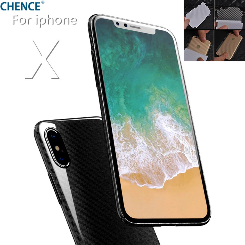 Anti Scratches Full Coverage Protective Film Clear Carbon Fiber Back
