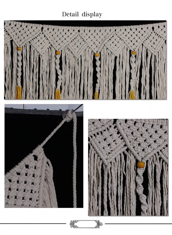 Чистые ручные Тканые шторы гобелен в скандинавском стиле витражные гобелены аксессуары для дома Настенный декор кулон Свадебные украшения макраме
