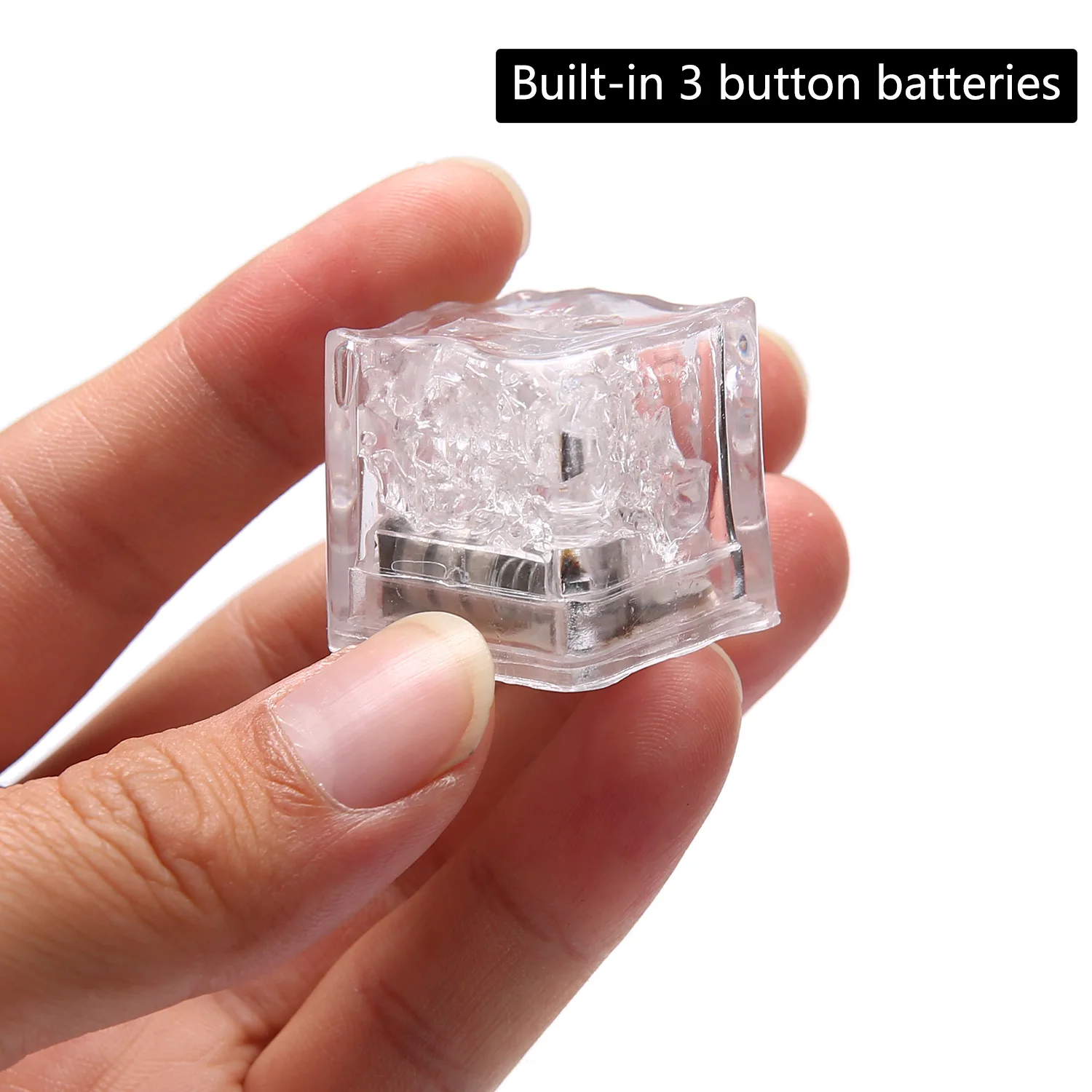 Aliexpress Buy 12pcs Ice Cube Lights Waterproof LED Flash Aliexpress Buy 12pcs Ice Cube Lights Waterproof LED Flash Light Drink Cup Decorative Water Sensor Inductively Multicolor ice cubes Button Cell from