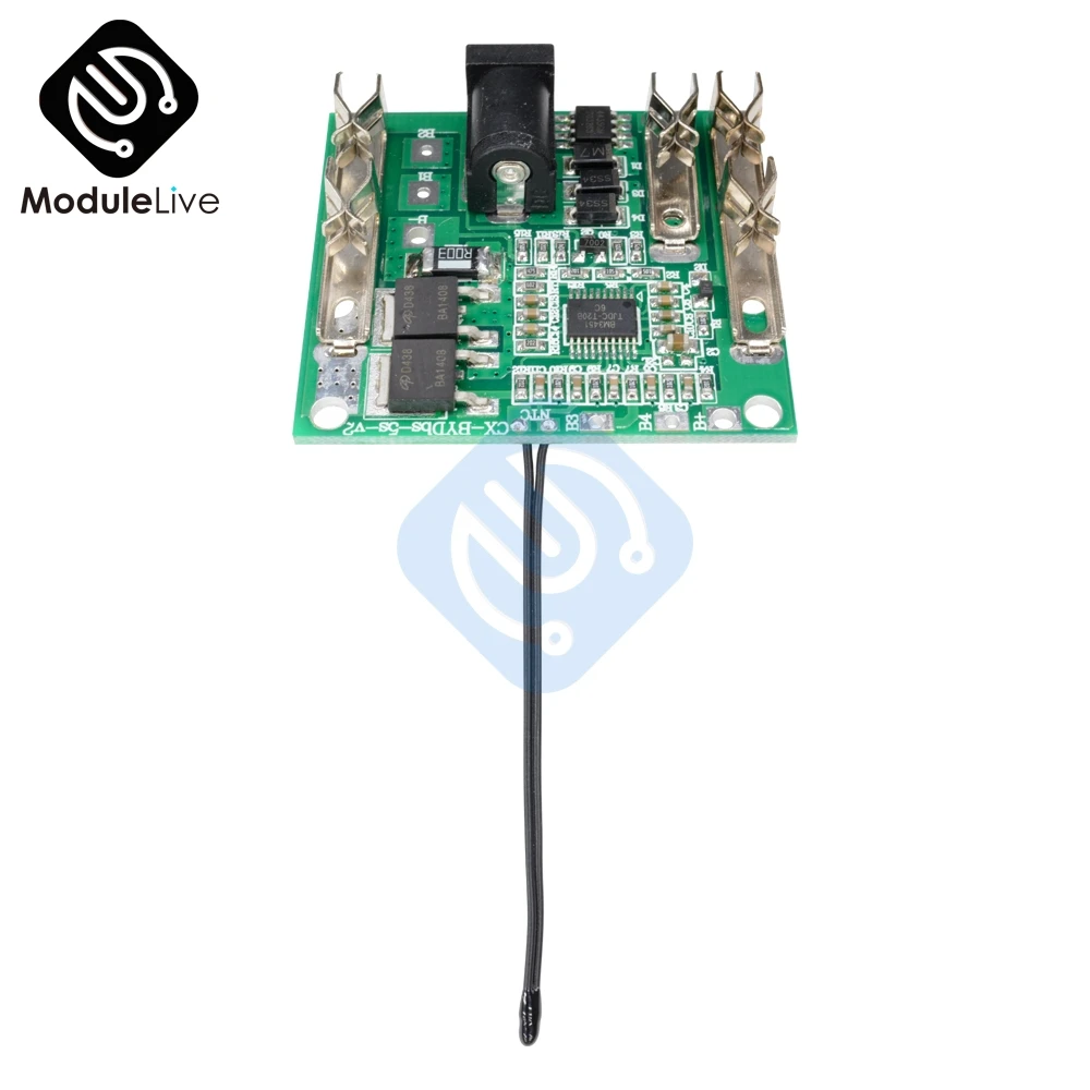Защитная плата для зарядки аккумулятора Φ BMS 18/21V 20A защитная печатная литий