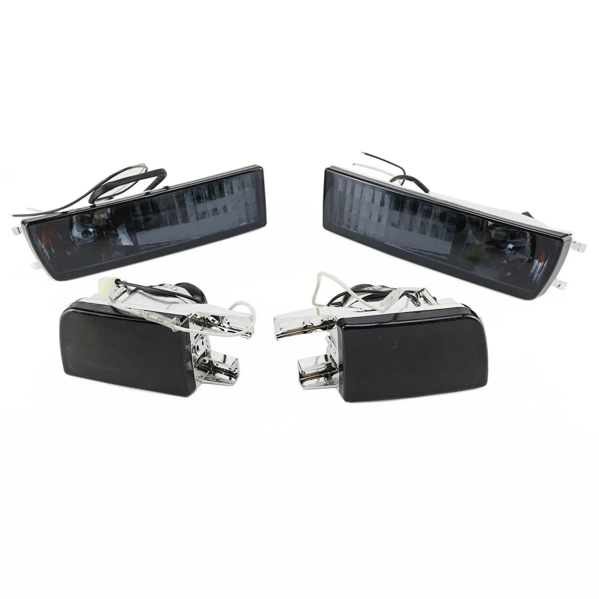 Front Bumper Smoke Lens Fog Lamp Signal Light Lights for VW Jetta Golf