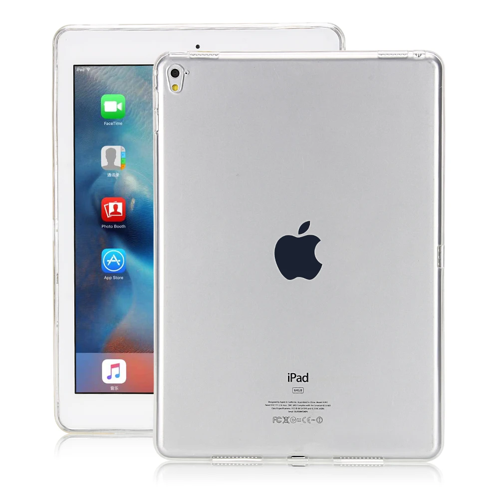 Чехол для iPad Pro 9,7 чехол TPU мягкая задняя крышка чехол для iPad Pro 9,7 Ультра тонкий прозрачный силиконовый чехол для iPad Pro 9,7 дюйма