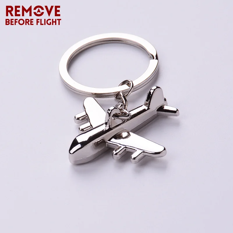 

Remove Before Flight Metal Key Chains Mens Key Ring Chain for Aviation Gifts Airworthy Creative Plane Keychain Fashion Jewelry
