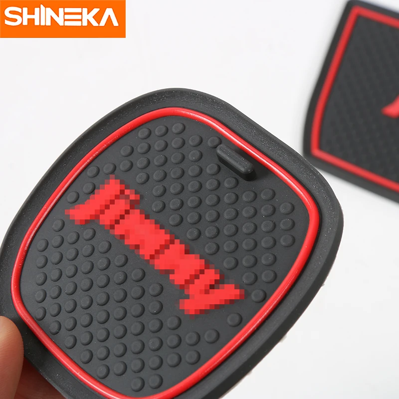 Comprar Alfombrilla de ranura para puerta de coche SHINEKA alfombrilla antideslizante para ranura de puerta almohadilla a prueba de agua para Suzuki Jimny unidad a la izquierda accesorios de coche estilo