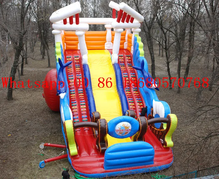 

(China Guangzhou) Factory direct inflatable slide / castle / trampoline/Air plane slide YLY-Y24
