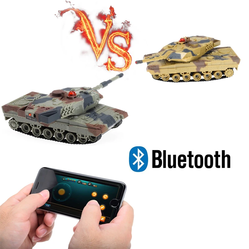 1 36 RC Battle Mini Tank With Smart Phone Bluetooth Controlled Gravity Sensing Commander Series Rc