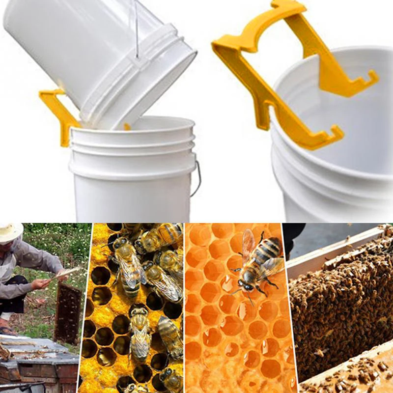 Buy New Plastic Bee Holder Honey Bucket Rack Frame