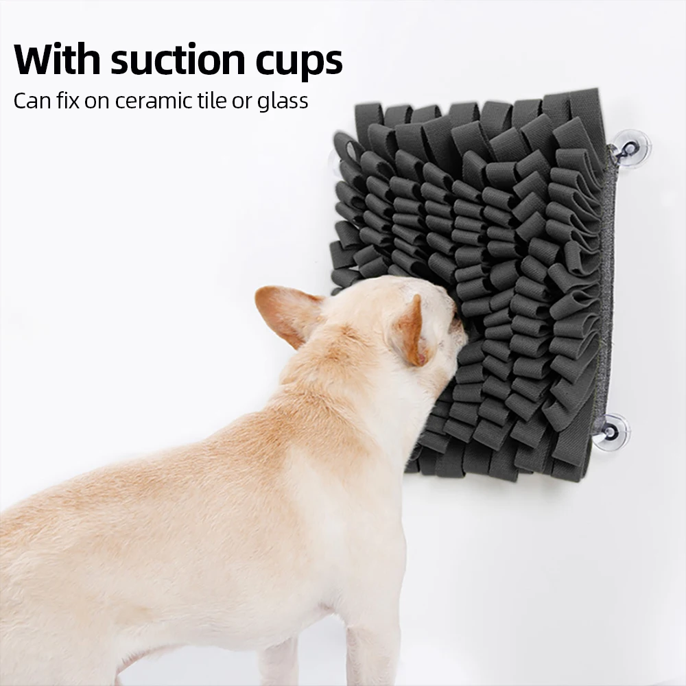 

Dog Snuffle Feeding Mat Washable Training Piecing Blanket Pet Playing Toy Encourages Natural Foraging Skills Polyester Mat