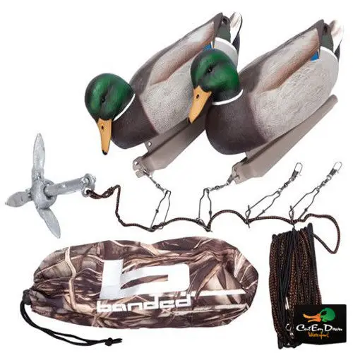 NEW BANDED GEAR JERK RIG DUCK GOOSE DECOY MOTION SWIMMING KITgoose