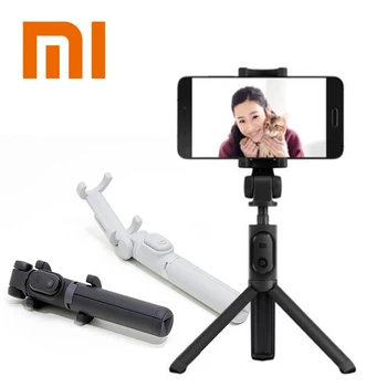 

Original Xiaomi Mi Selfie Stick Tripod Bluetooth Wireless Self Timer With Wireless Remote Foldable Self-stick For Iphone X XR