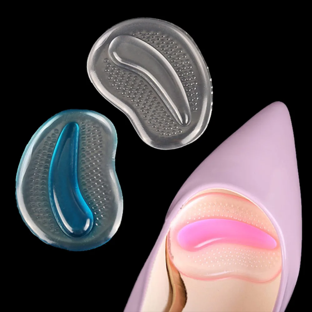 1 пара/2 шт гелевые силиконовые подушечки для стопы нашивка для обуви стельки Вставки массажер на высоких каблуках противоскользящие вставки для облегчения боли