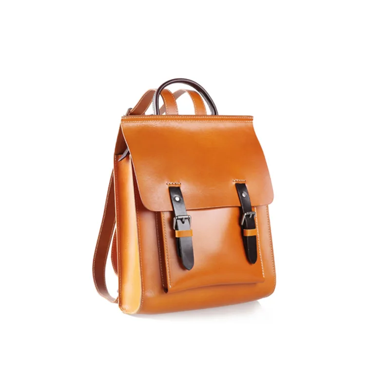 

Waterproof School Backpack for Laptop Men Travel Teen Backpack Man mochila female backpack Genuine Leather bag