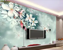 Beibehang пользовательские фотообоями Фэнтези ручная роспись cherry blossom стены papel де parede infantil обои home decor