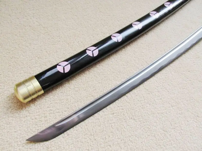 S2671 аниме RORONOA ZORO SHUSUI кисть в виде меча HAMON HABUCHI EDGE W/FULLER 4" цельный