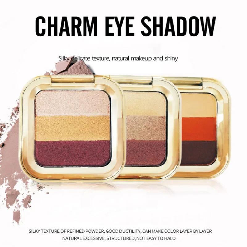 3colors Eyeshadow Palette Matte Eyeshadow palette Eye shadow Pigment Professional Makeup Korea cosmetics new