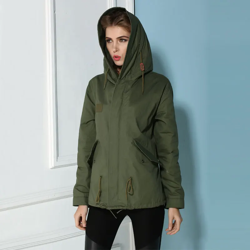 Новое поступление, весенние дизайнерские женские куртки с длинным рукавом и поясом, зеленая верхняя одежда, меховые парки, зимние куртки для улицы