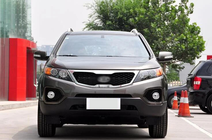 Для Kia Sorento R 2009-2012 белый и янтарный двойной цветной хлопковый светодиодный комплект для ангельских глаз halo Кольцо DRL указатель поворота