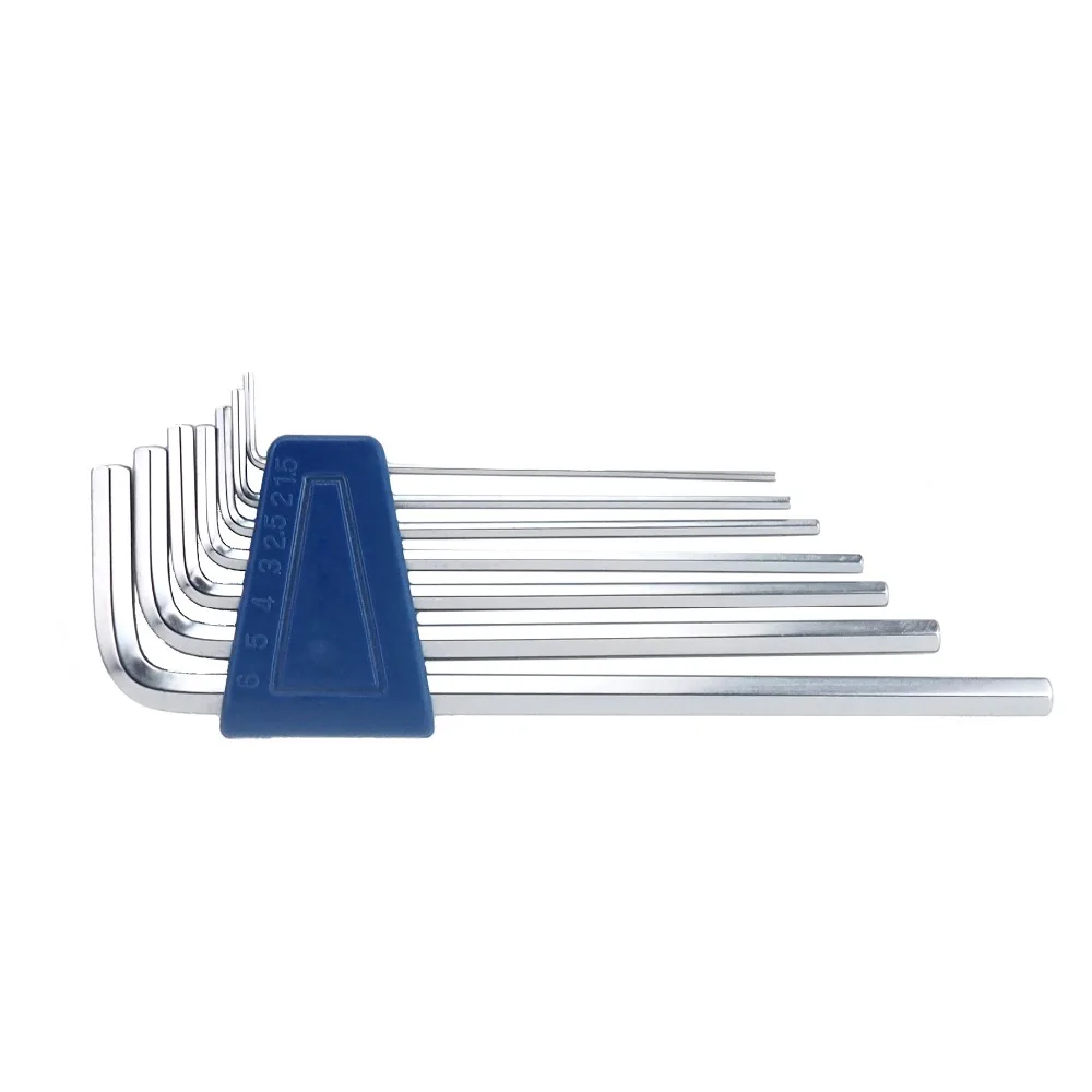 

Free Shipping H02418 7 Pcs L-Shape Hex Key Repair Tools Powerful Type Allen Wrench Set High Chrome Vanadium Steel An Allen Key