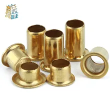 1000 pçs/lote Alta Qualidade M0.9 * 2.5/3 0.9 milímetros Marca New Oco De Cobre Rebite de circuito Double-sided placa PCB vias unhas