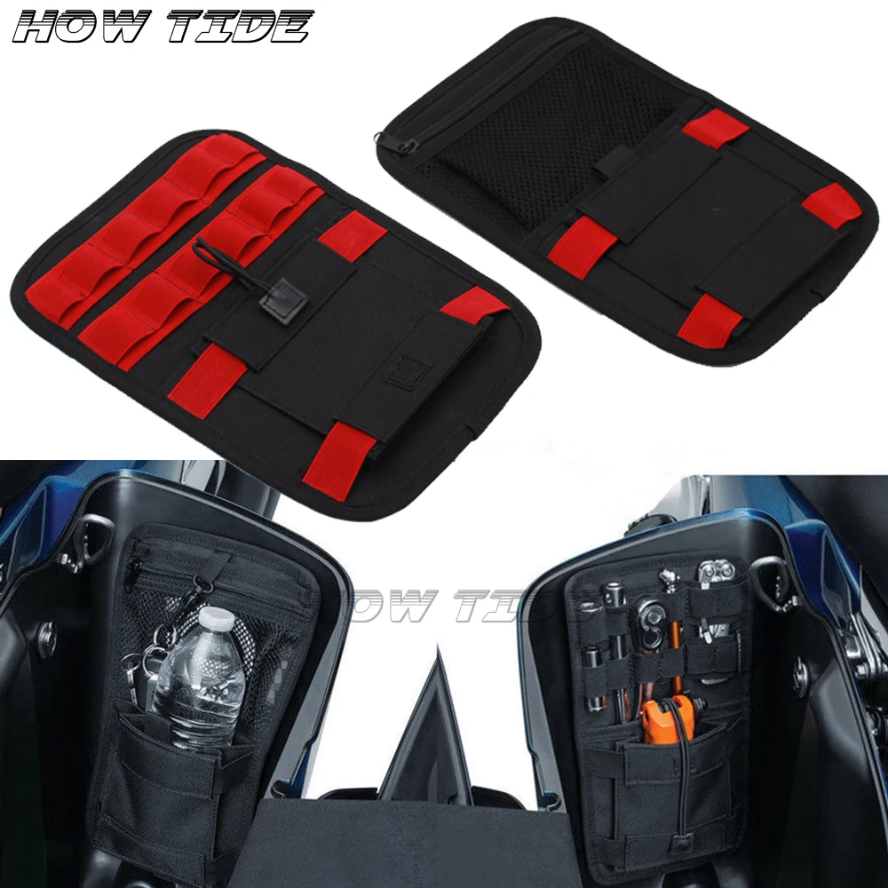 

Motorcycle Accessories Saddlebag Inner Toolkit Hard Bags Storage Case For Harley Davidson Touring Bagger 2008-2018