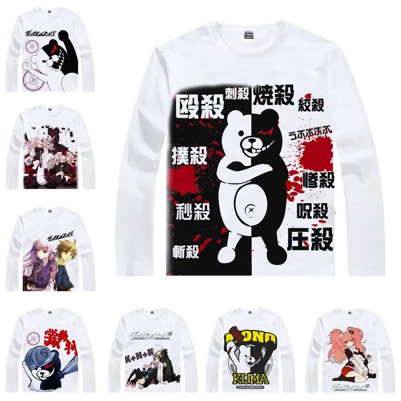 Coolprint японский Футболка с изображением в стиле аниме Danganronpa 2 футболки мульти