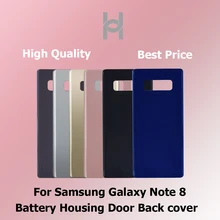 

10PCS Original Battery Door Back Housing Cover for Samsung Galaxy Note 8 N950 with Waterproof Adhesive and sticker