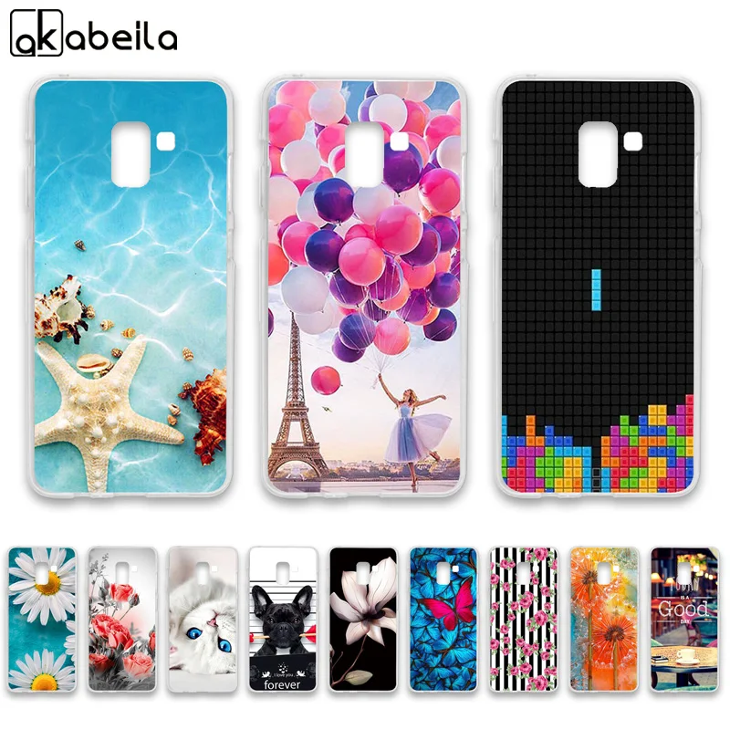 

Cases For Samsung Galaxy A8 2018 Case On The For Samsung A8 Plus 2018 A730F A5 2018 Covers Flamingo Nutella Fundas Coque Capa
