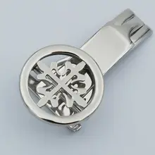 MAIKES New With Tags Stainless Steel Watch Clasp 18mm 20mm Leather Watch Band Strap Butterfly Buckle For Patek 18mm stainless steel wrist watch band with fold over clasp with push bottom