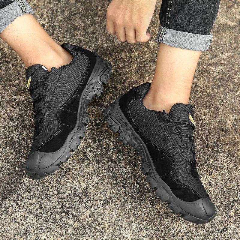 Hiking Shoes Running Sneakers Combat Boots Outdoor Men Waterproof Breathable Tactical Desert Training Anti-Slip Trekking