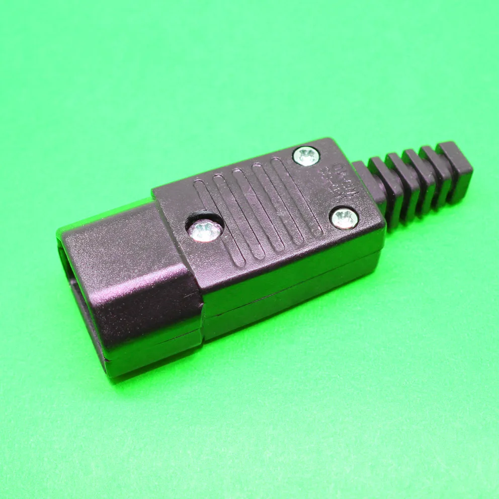 

1X Electrical IEC 320 C14 Connector 250V 10A AC Power Plug AC Socket WD-10