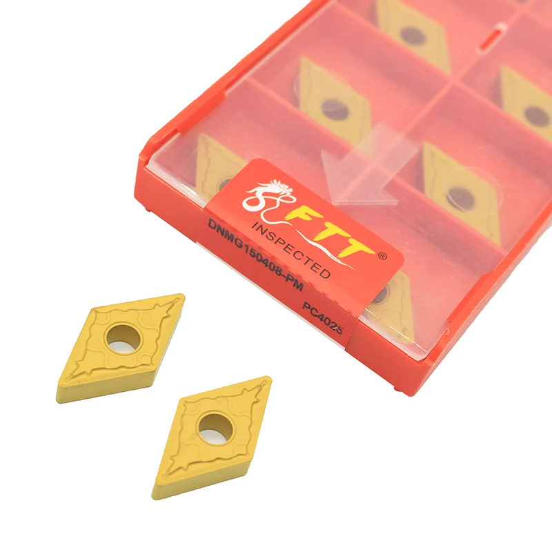 

DNMG150408 PM PC4025 External Turning Tools Carbide insert Lathe cutter Tool turning insert For processing steel parts